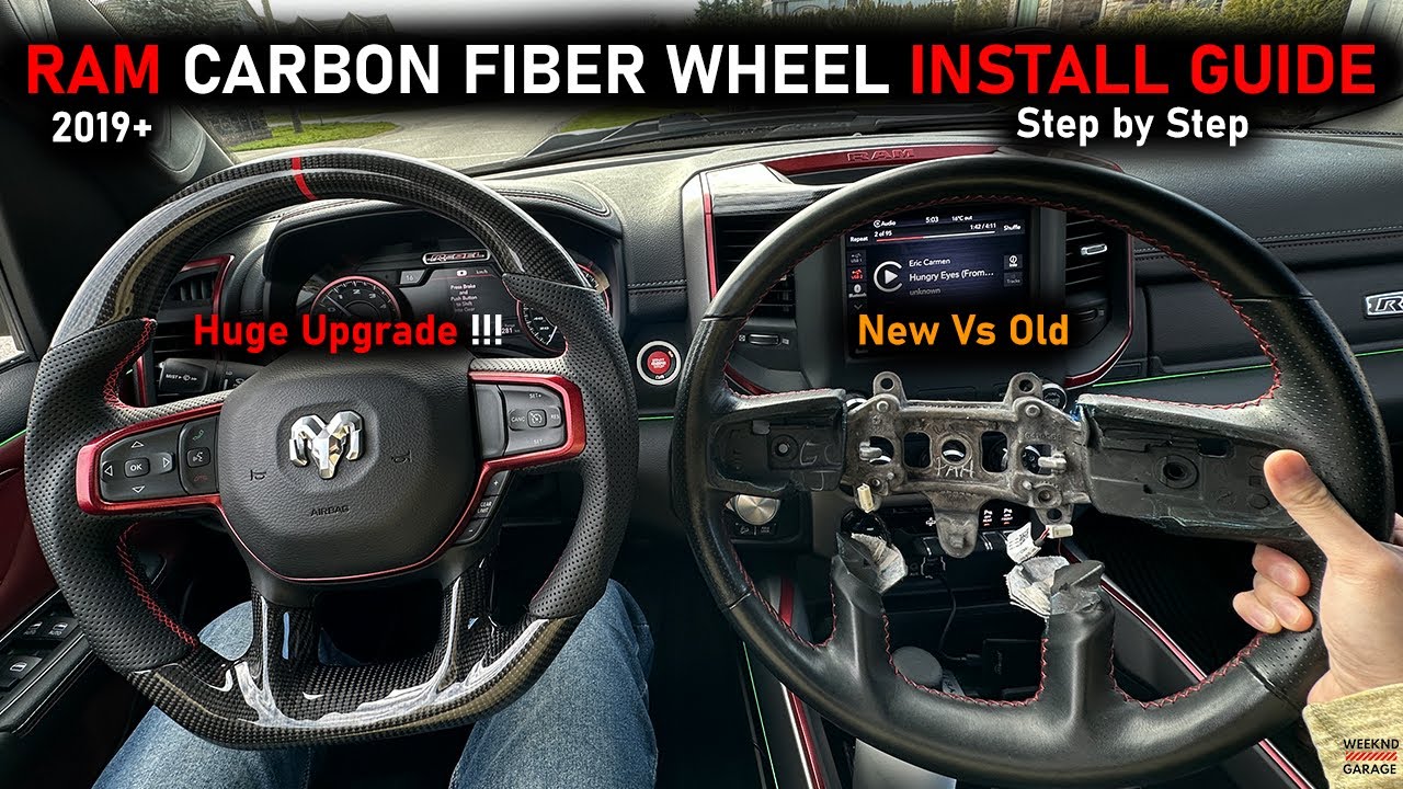 RAM 2019+ CARBON FIBER WHEEL INSTALL - STEP BY STEP GUIDE