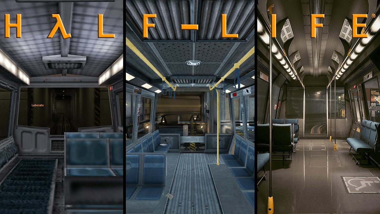 HALF-LIFE: Black Mesa Inbound (introduction) - 3 versions: original, Black Mesa, Project Lambda