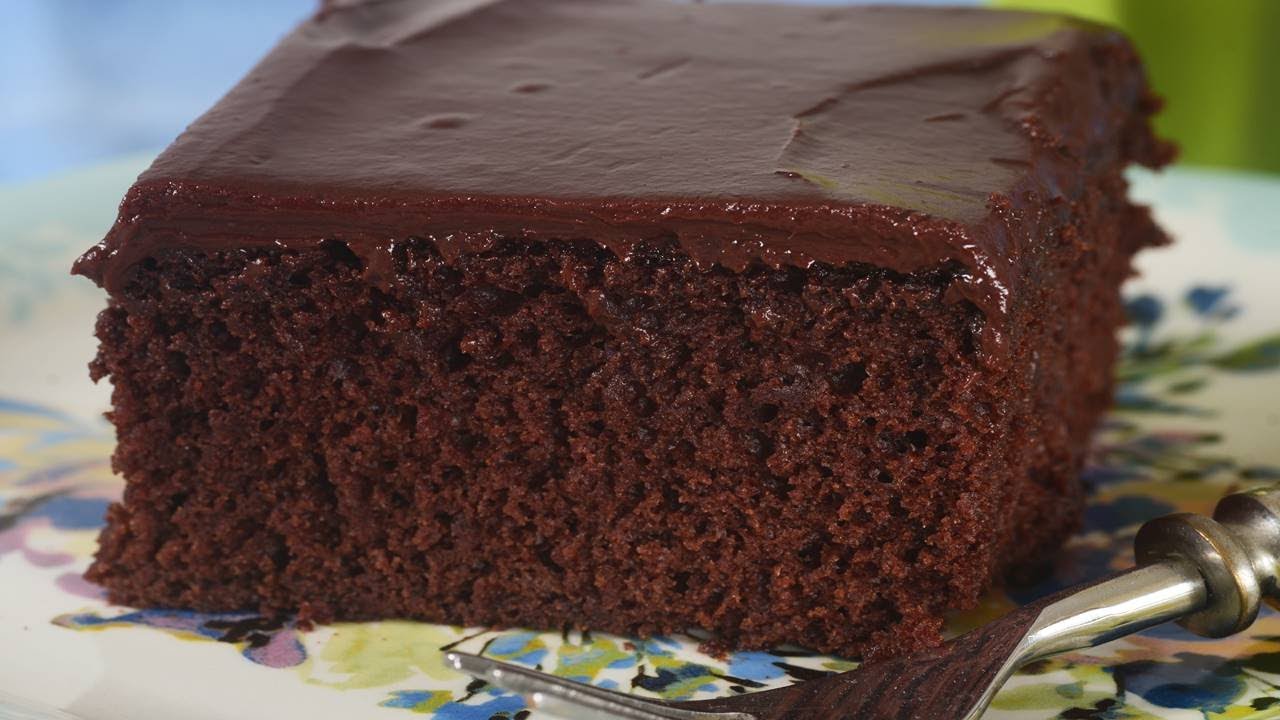Chocolate Mayonnaise Cake Recipe Demonstration - Joyofbaking.com