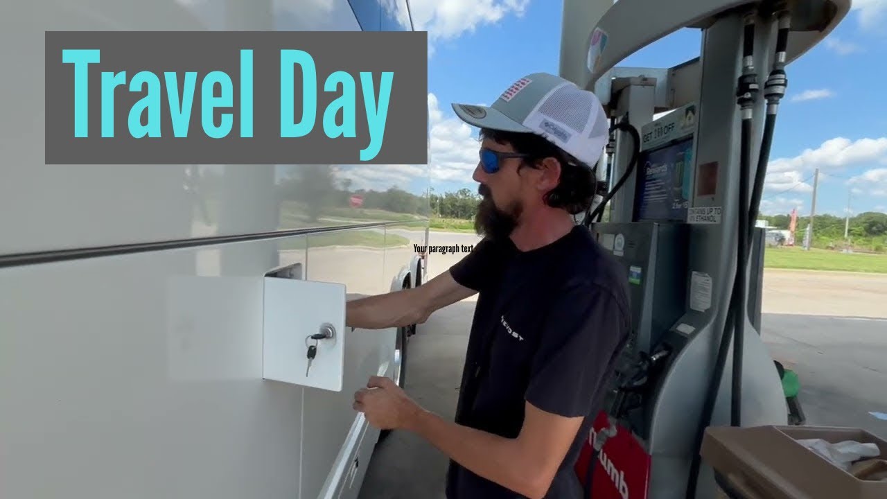 Short Travel Day in Our Prevost Bus Conversion | Driving, Setup & Camping Mishaps!