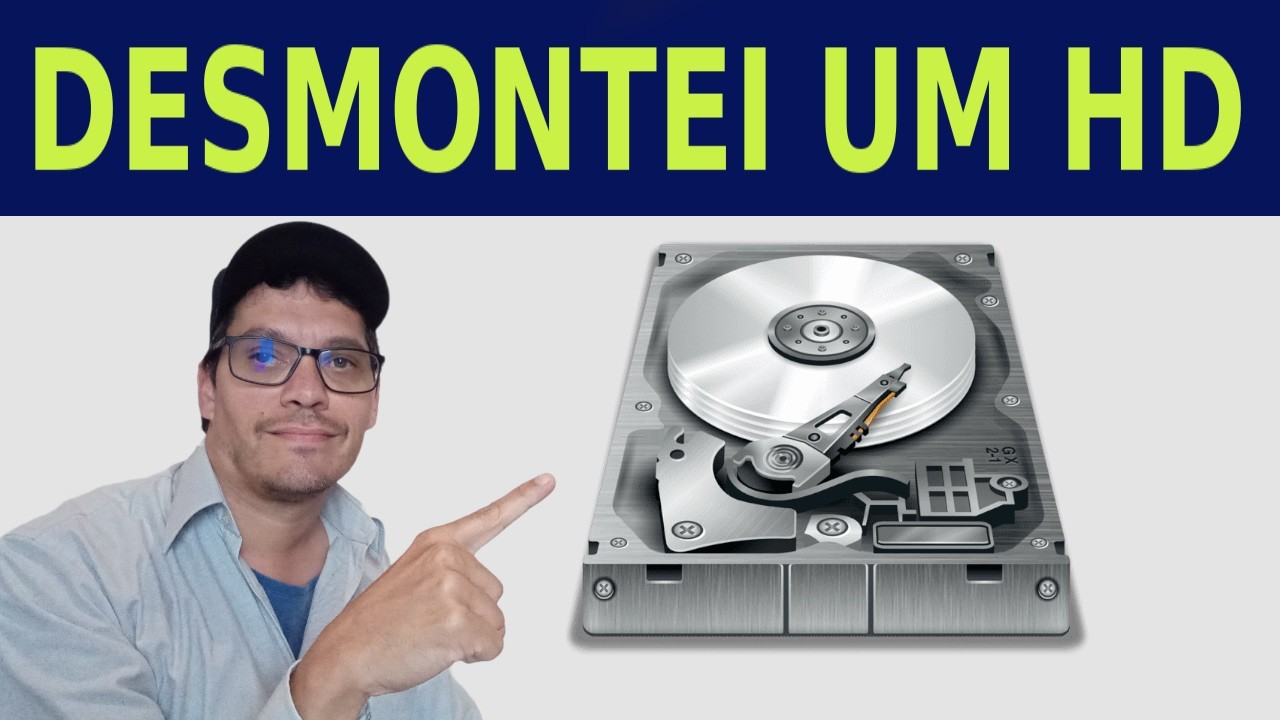 VAMOS DESMONTAR UM HD MECÂNICO!