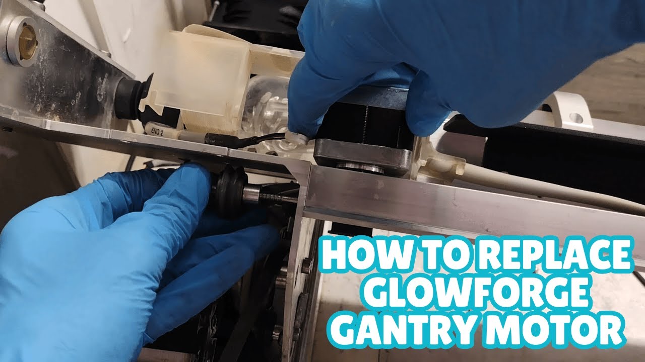 How To Replace Gantry X Axis Motor on Glowforge Basic, Plus, and Pro