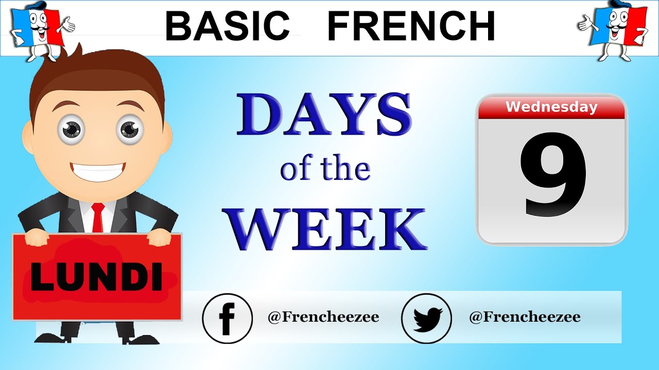 LEARN FRENCH DAYS OF THE WEEK