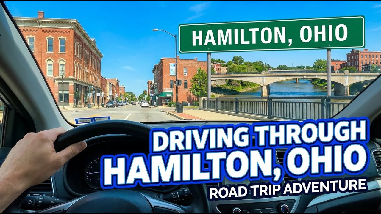 Driving through Hamilton, Ohio