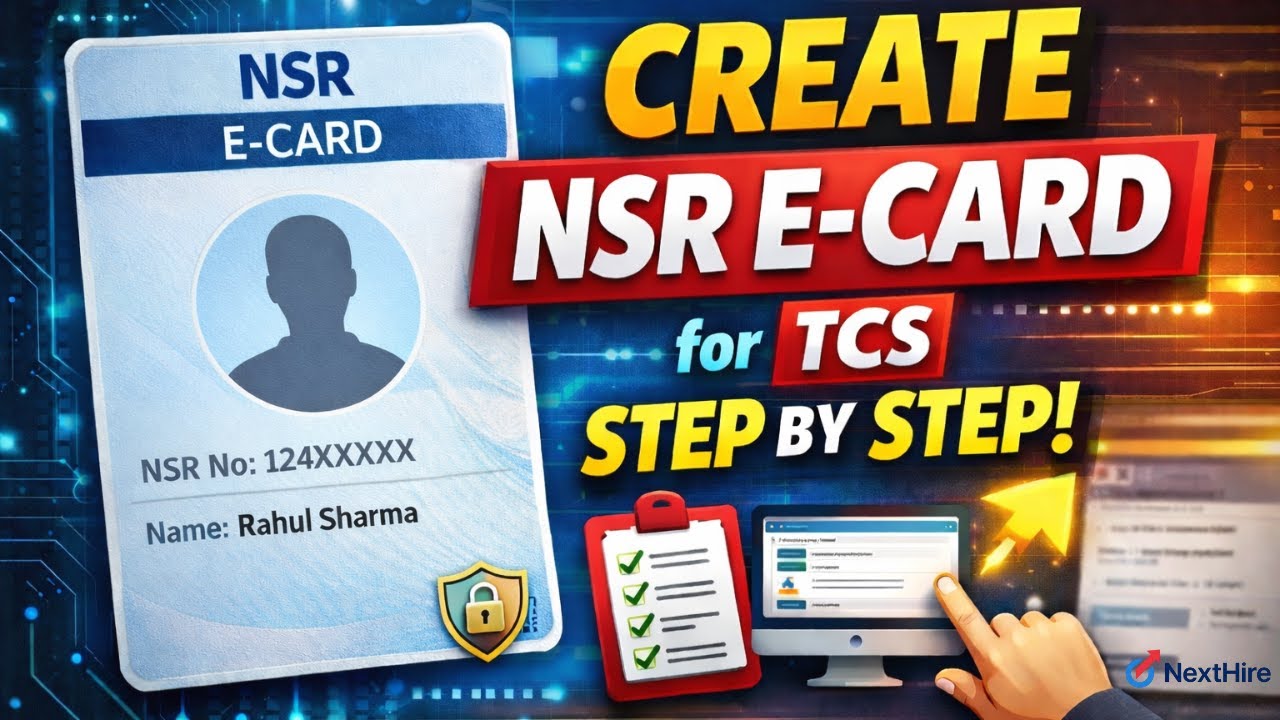 NSR E-Card Registration for TCS | Step-by-Step Process (2026 Updated)