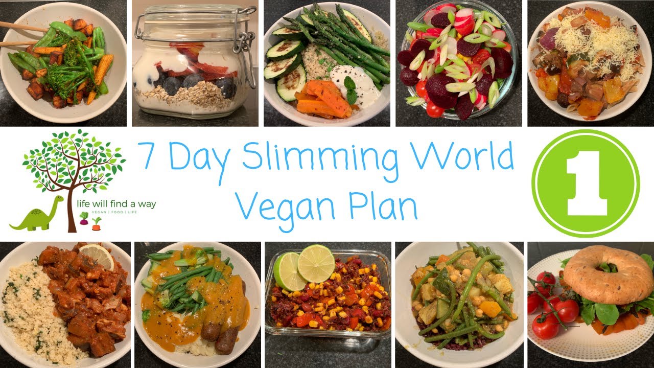 7 Day Slimming World Vegan Meal Plan - Day 1