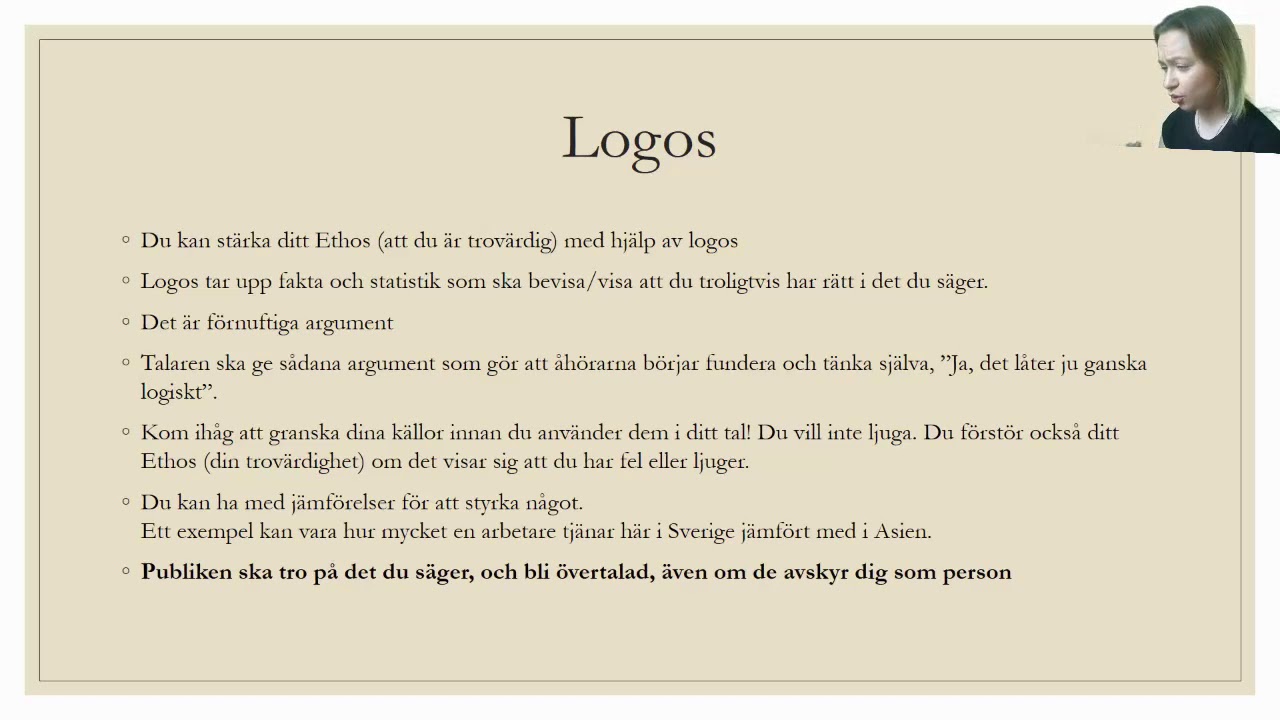 Argumenterande tal - ny