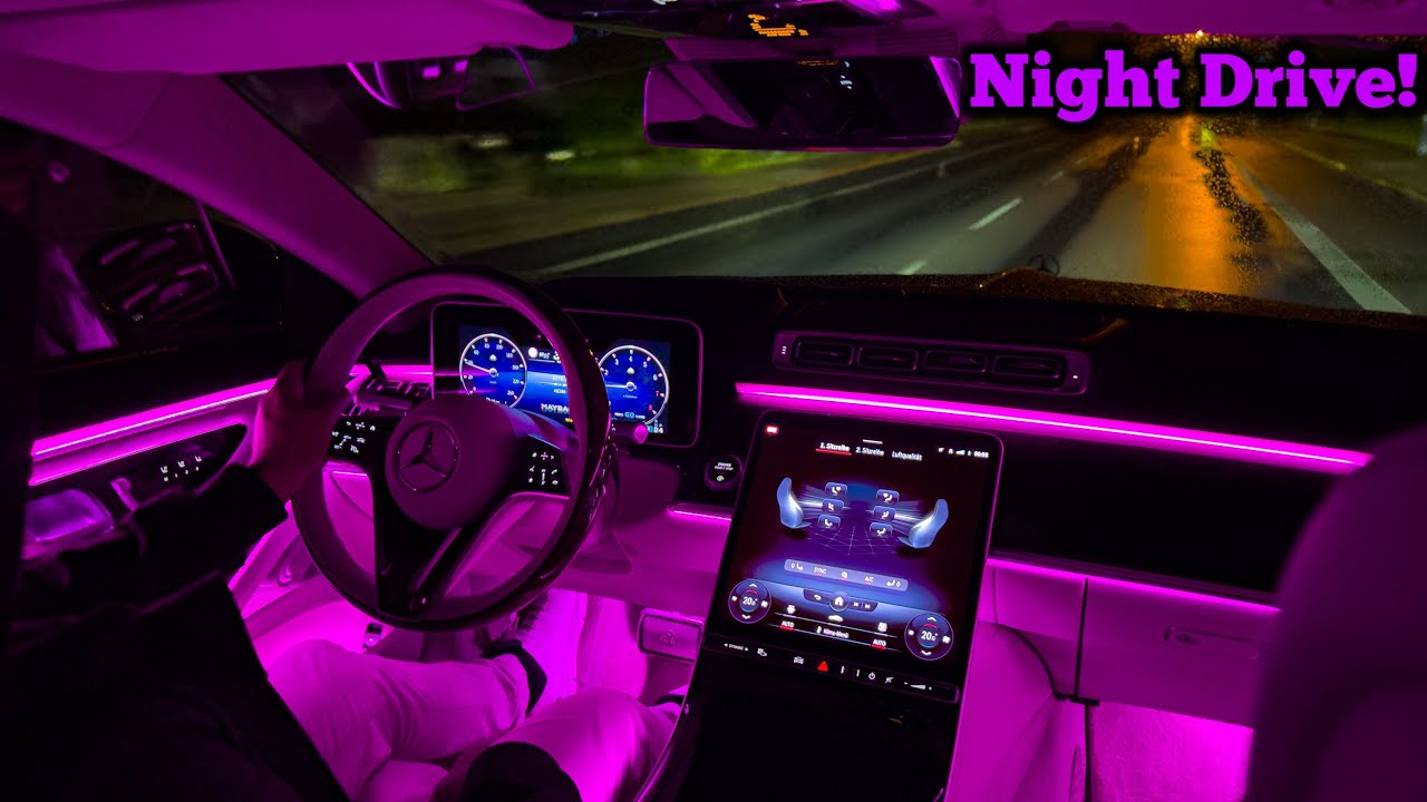 2025 Mercedes MAYBACH S-Class Night Drive НОВЫЙ ПОЛНЫЙ ОБЗОР!