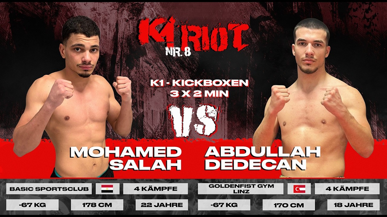 K1RIOT 8.0 | SALAH VS. DEDECAN | 07.03.2026 | Halle B, Baden