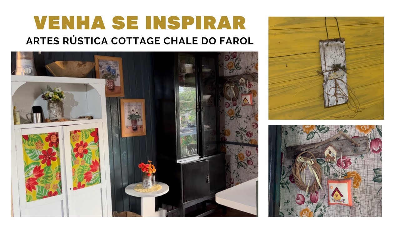 SIMPLES IDEIAS PARA DECORAÇÃO RÚSTICA/ farmhouse /cottage/ lindas artes feitas com espinho e madeira