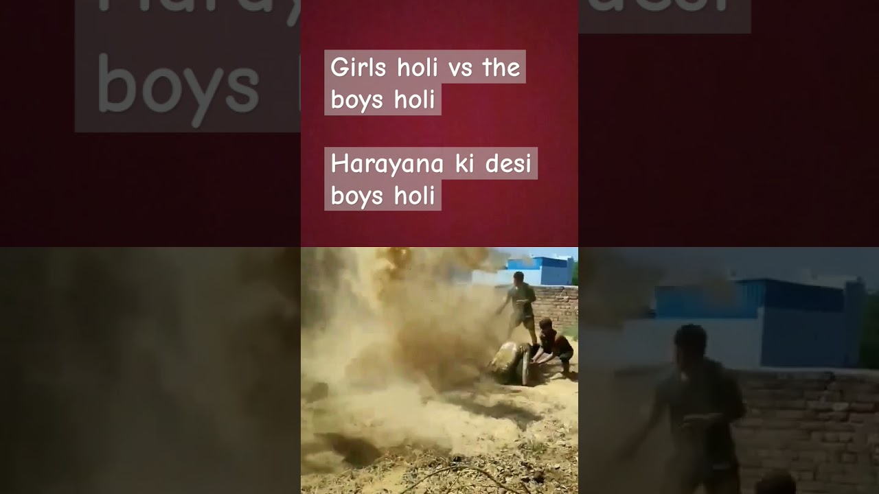 Girls Vs Boys holi #holi#trendingshorts #festivalholi