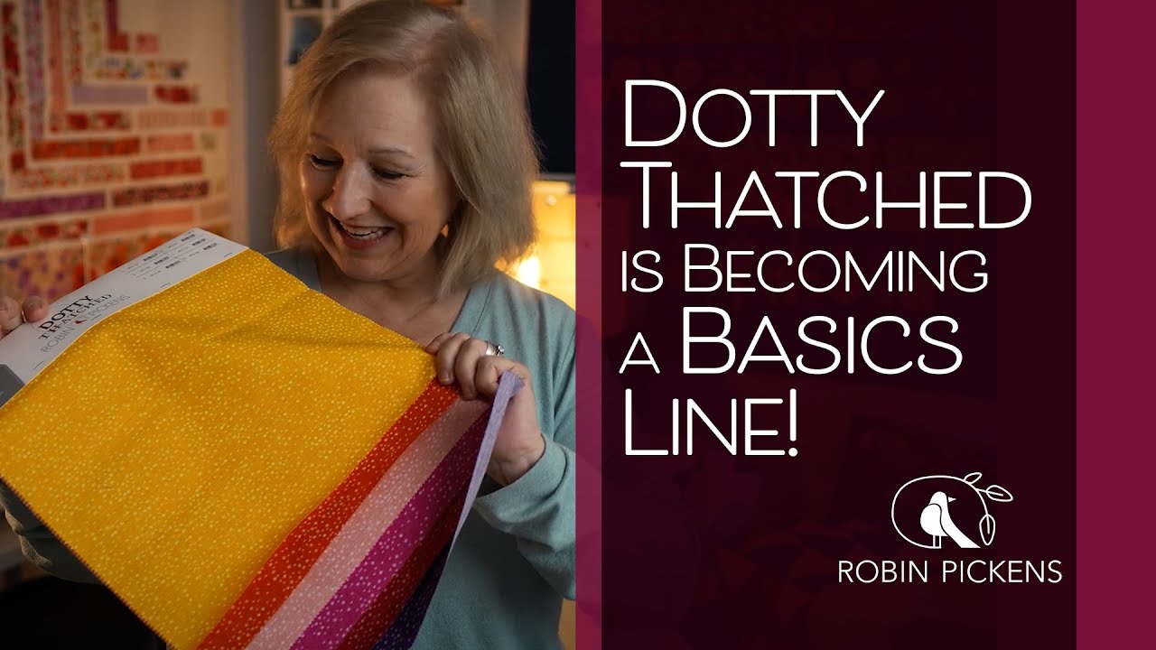 Dotty Thatched Fabrics Are Now a Basics Group!