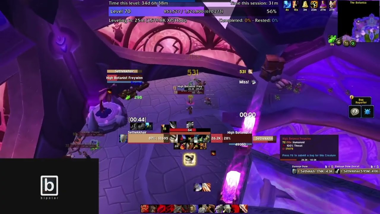 Solo Warrior Botanica Leveling 1.55+ mil XP/hr Guide | Wrath of the Lich King Classic