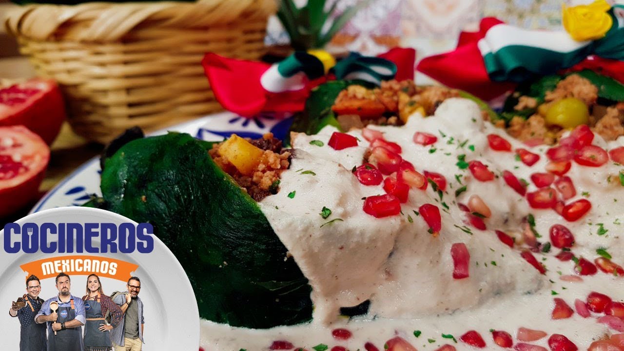 Receta: chile en nogada | Cocineros Mexicanos