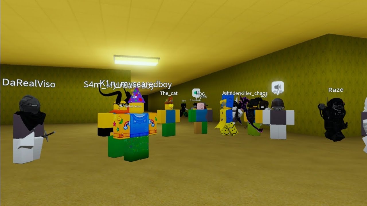 Roblox VR Backrooms Part 1:  Floor 0