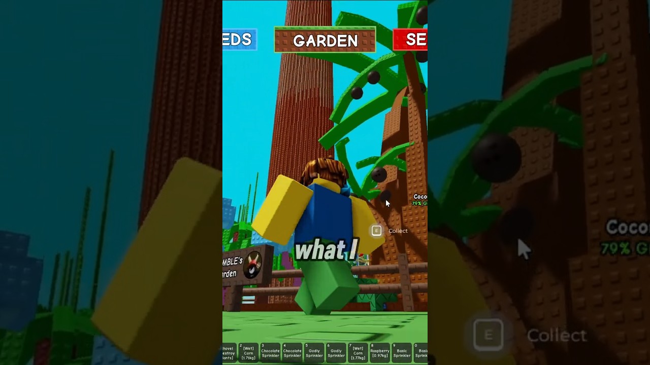 Самое большое растение в Grow a Garden😳🌳 #roblox