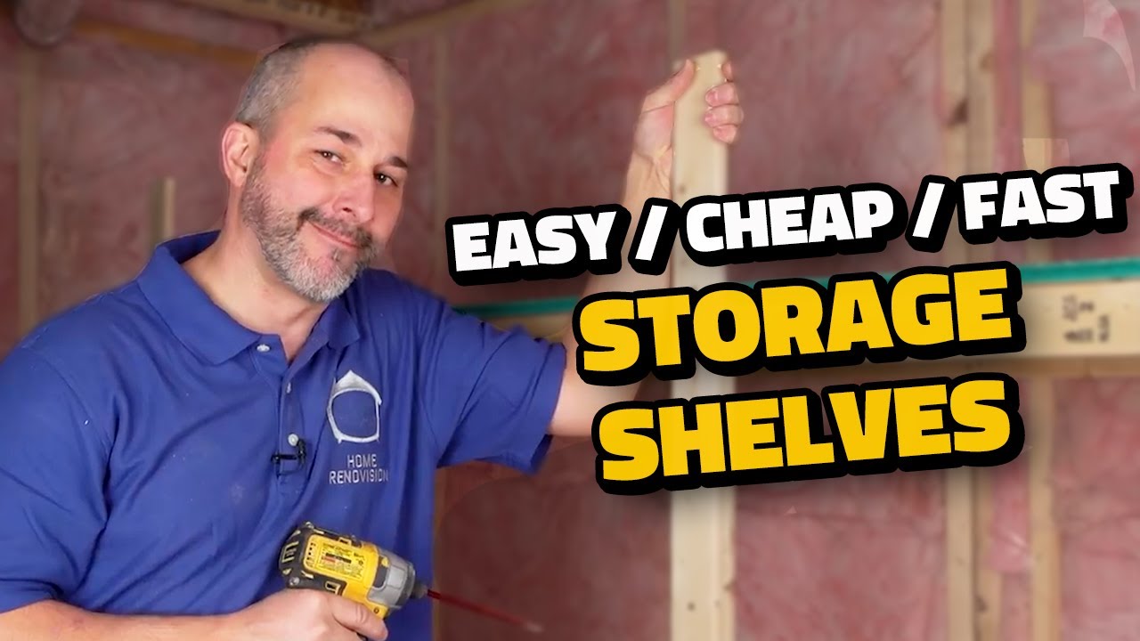 Simple DIY Storage Shelves