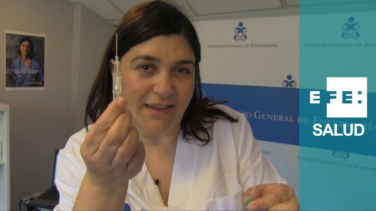 La aguja, la vía intravenosa y el suero