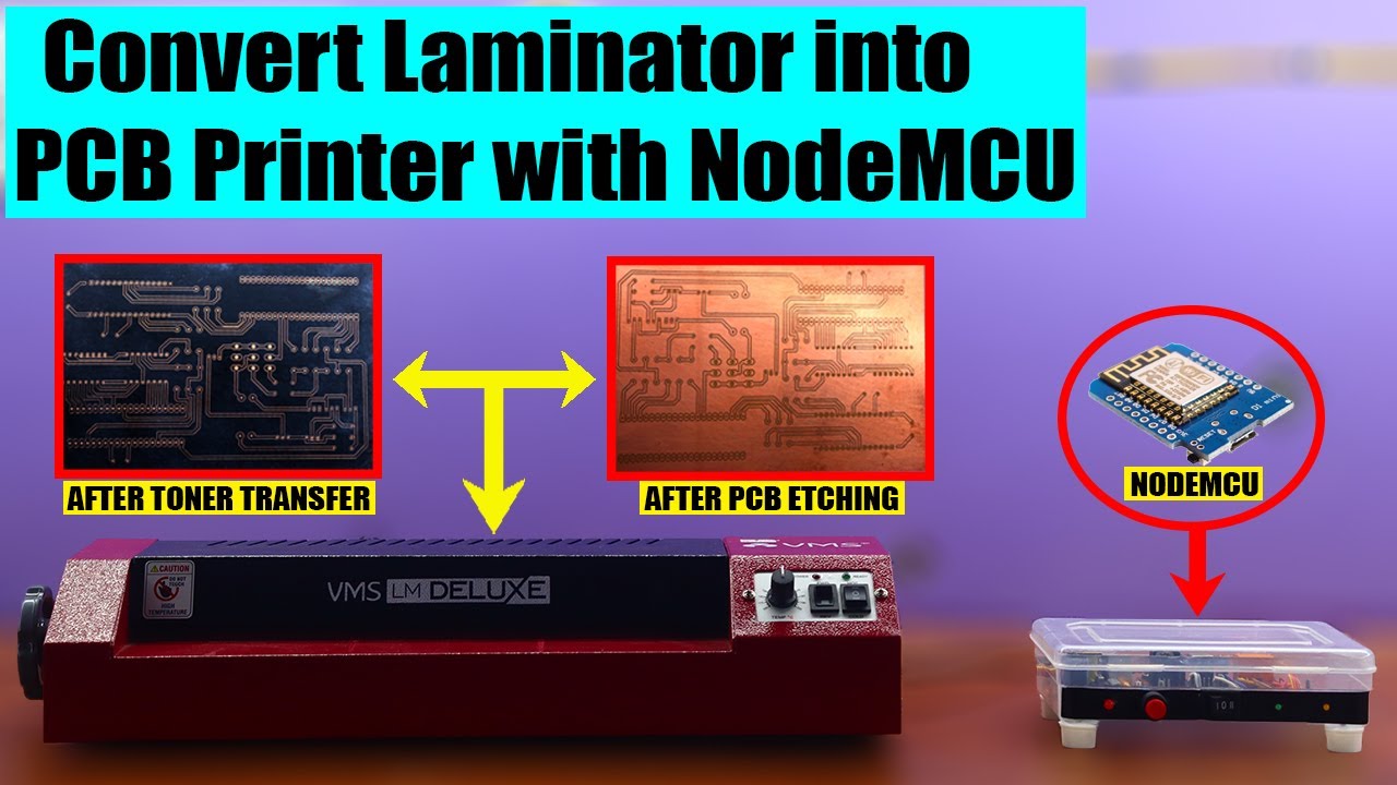Как изготавливать печатные платы с помощью ламинатора #PCBbuild #laminationmachine #circuitoptimize