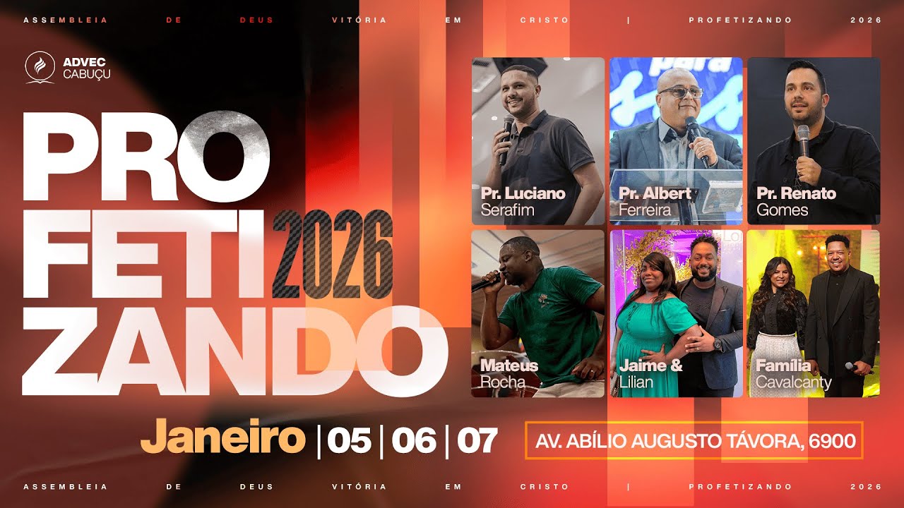 PROFETIZANDO 2026 - 1 Etapa | PR. Albert Ferreira & Mateus Rocha | 05/01/26