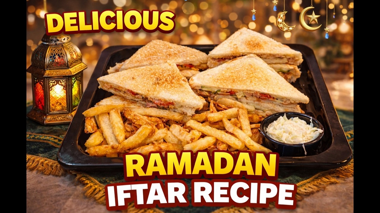 Ramadan Iftar Recipes Resturant Style club Sandwich Recipes By @CookwithfoodLove