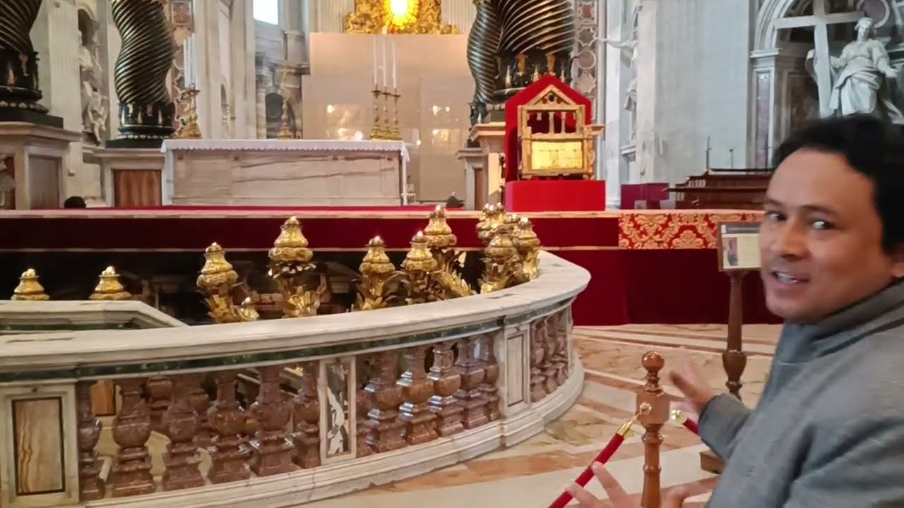 Fr Jeffrey khongsni: Ka jingtep jong u Petrus Bakhuid hapoh jong ka St Peter's Besillica, Rome