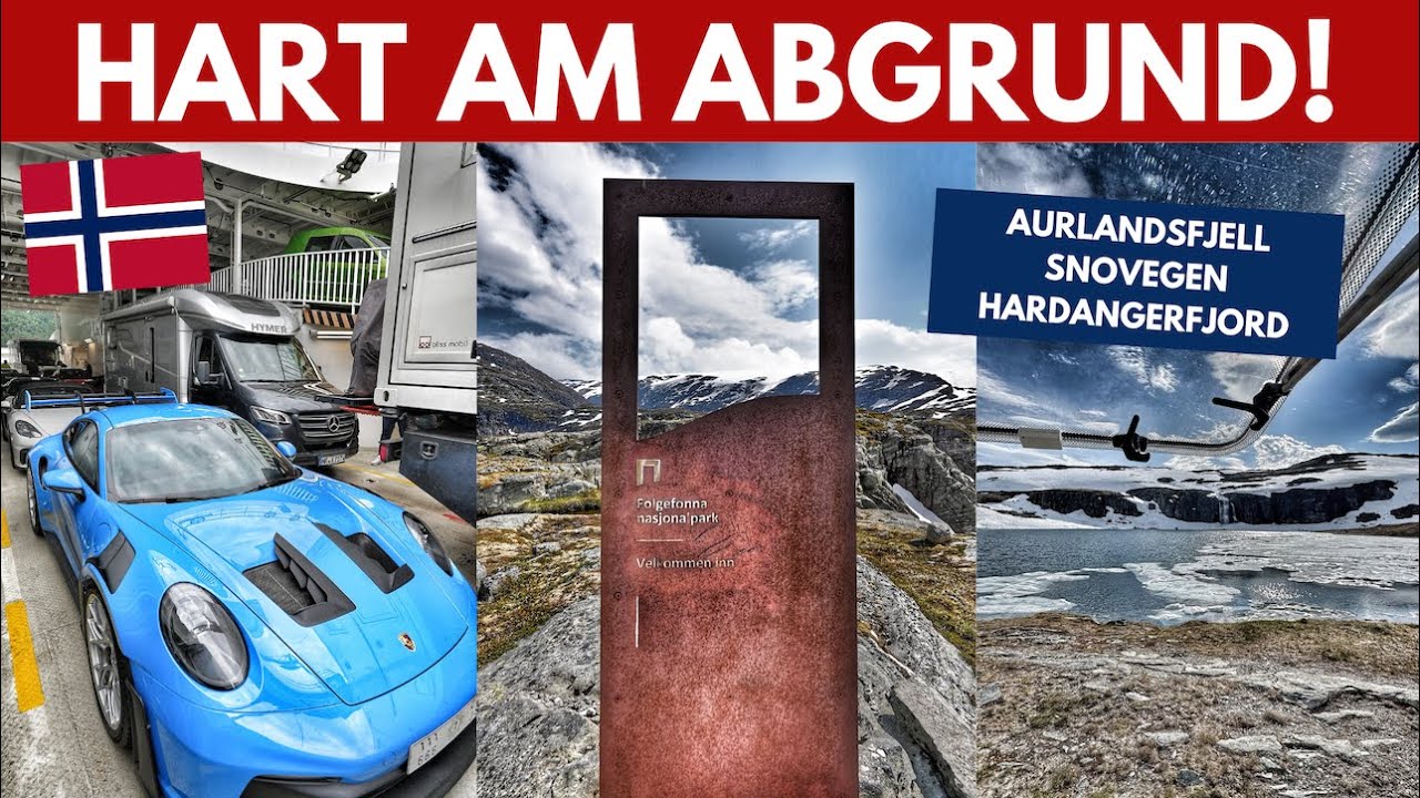 #453 - NORWEGEN: Straßen am Abgrund - Aurlandsfjell - Folgefonna Gletscher - Roadtrip 2025