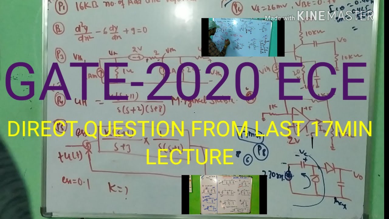 #GATE#ECE 2020  ECE paper analysis | GATE 2020 SOLUTION | PART_1