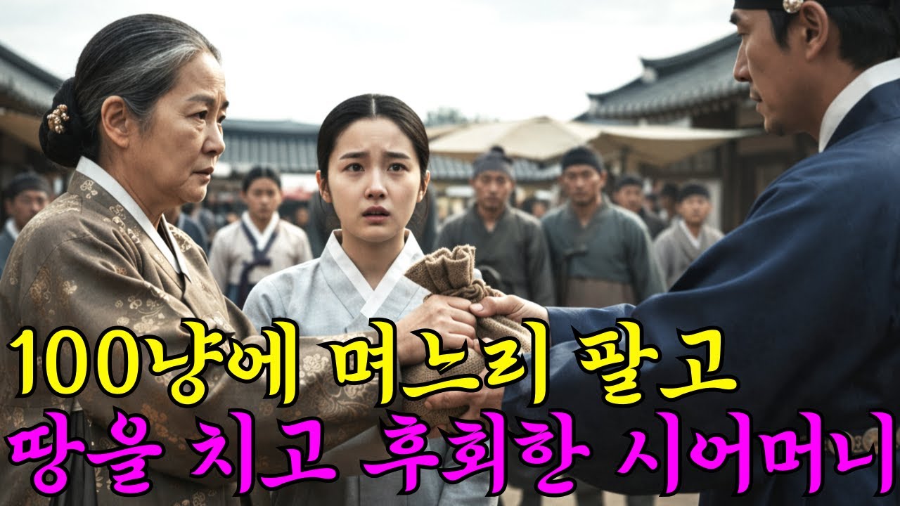 100냥에 며느리 팔고 땅을 치고 후회한 시어머니 야담I설화I옛날이야기I오디오북I전설I민담I사연I수면동화