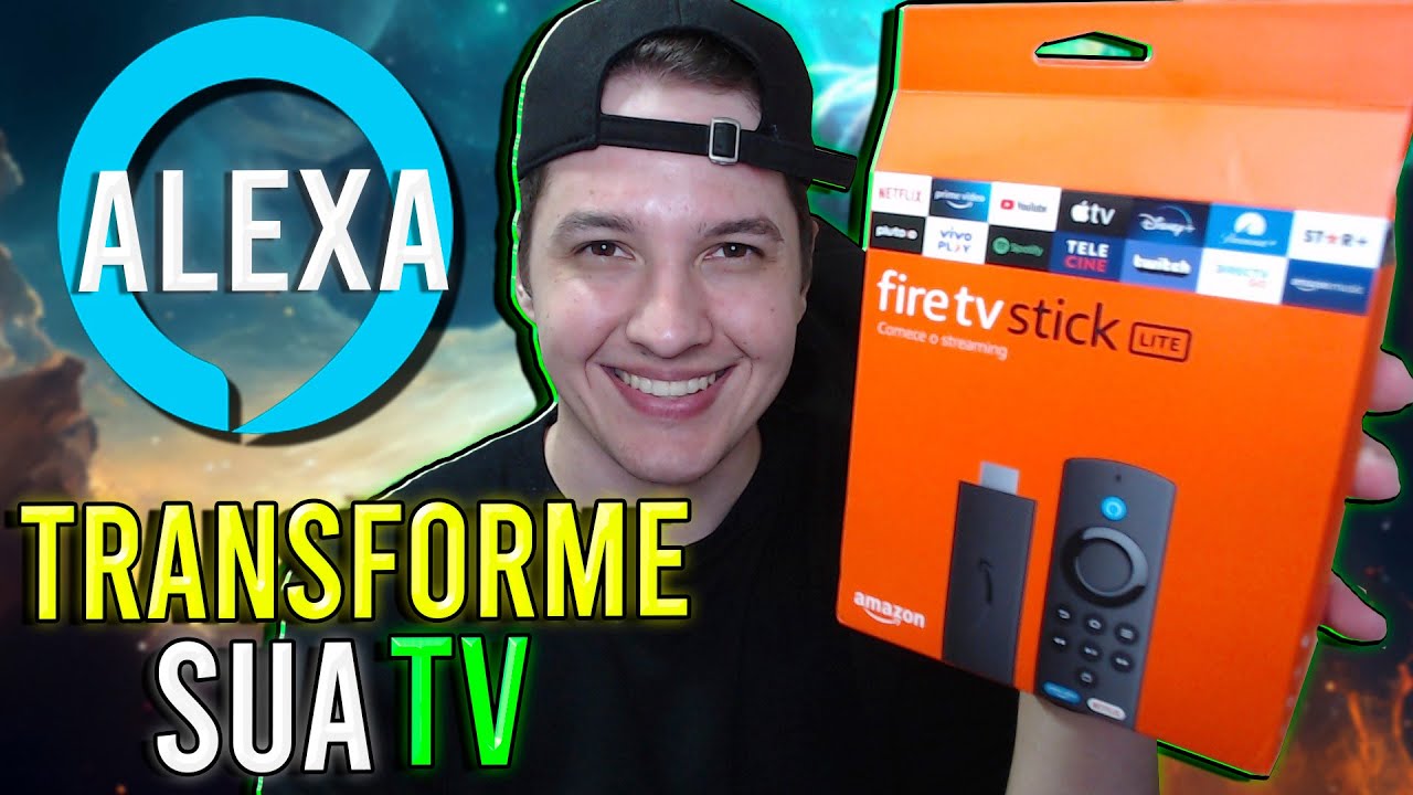 Sua TV com ALEXA e Comando de VOZ - FIRE TV STICK LITE 2023
