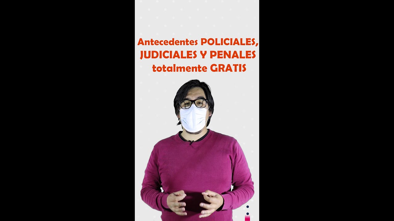 Antecedentes PENALES, JUDICIALES Y PENALES totalmente GRATIS | PNP