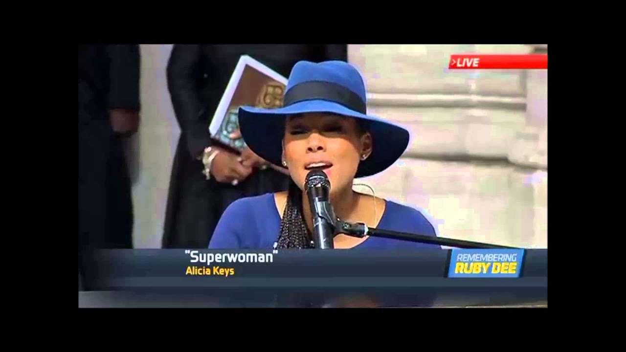 Alicia Keys - Superwoman (Ruby dee Funeral)