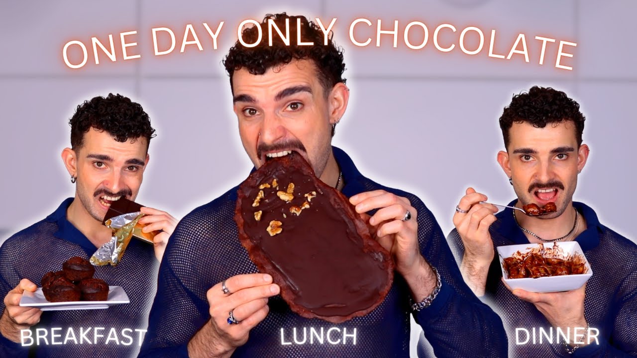 ONE DAY Eating Only CHOCOLATE *ouch*