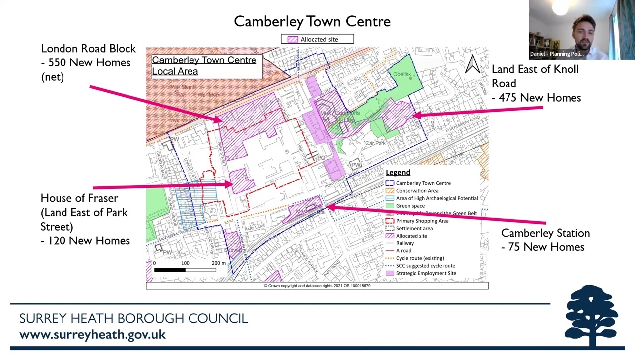 Surrey Heath Local Plan Webinar - 25 April 2022
