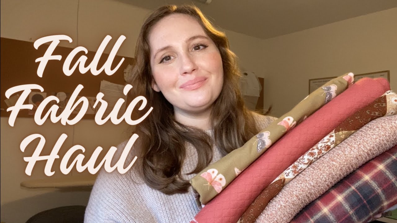 Fall Fabric Haul 2023 🍁 // Stylemaker Fabrics Fabric // Online Fabric Shopping // Sew Vlogtober