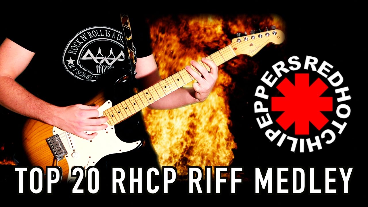 TOP 20 RHCP Guitar RIff Medley