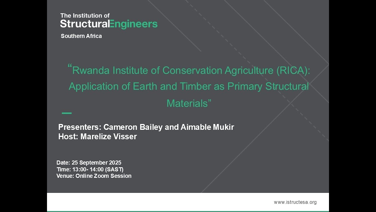 Application of Earth and Timber as Primary Structural Materials by Cameron Bailey & Aimable Mukire