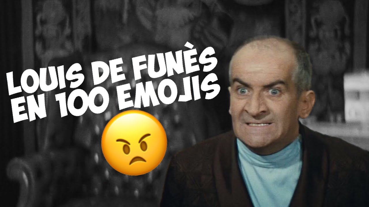 Louis de Funès en 100 emojis !