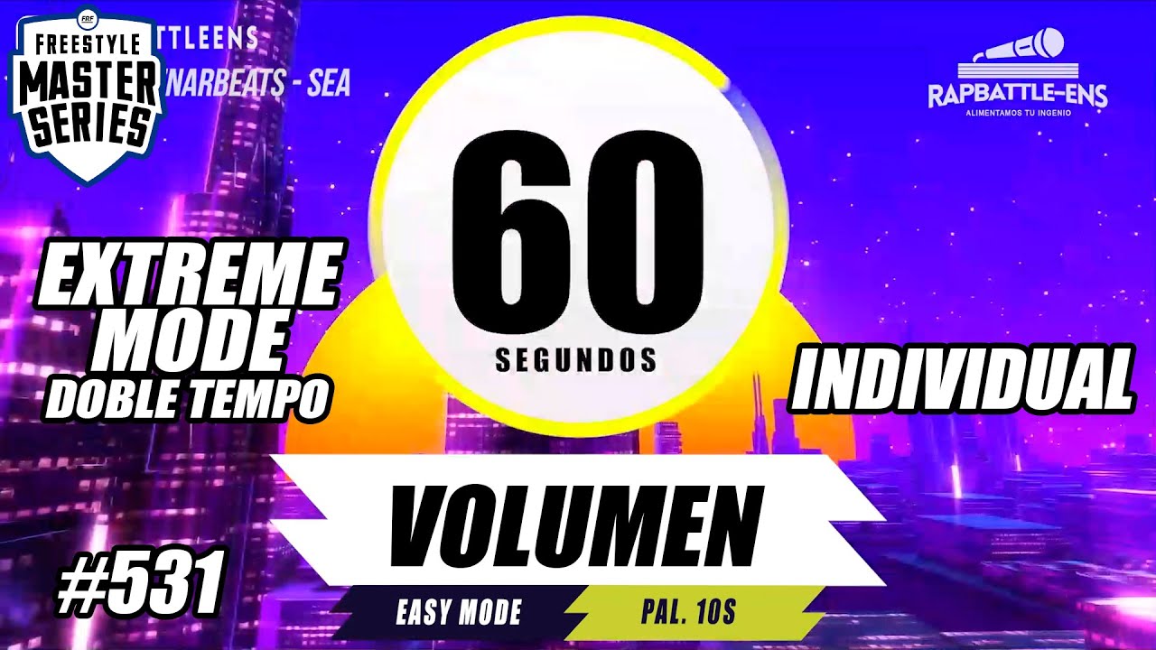 Contador Formato FMS: Base de Rap Para Improvisar Con Palabras (Ejercicio con Extreme Mode) #531