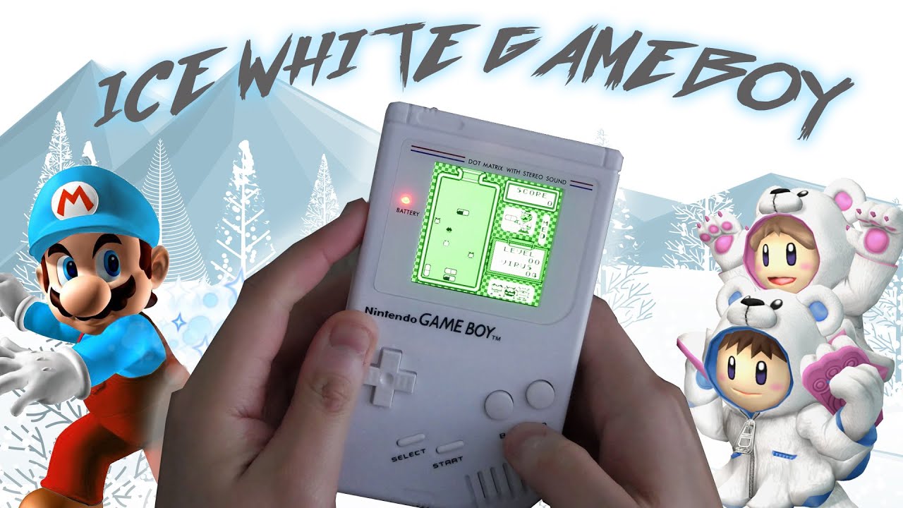 Ice White Gameboy! Installing IPS Screen v4 and white shell