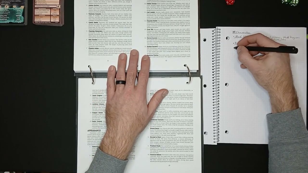 Principia Solo Actual Play 1 Pt 1: Rules, Character, Plot Hook w/ Gothic Horror: The Simple Approach