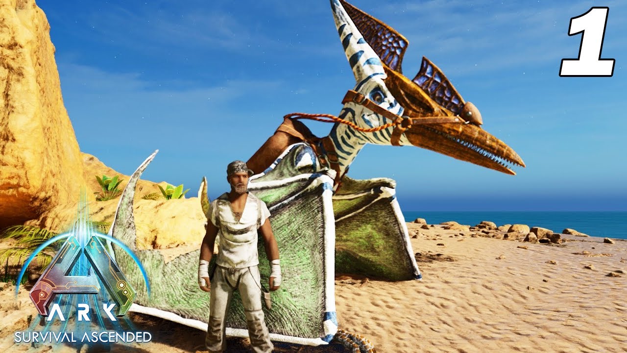 Début de l'aventure sur Ark Ascended! Ark Ascended EP 1