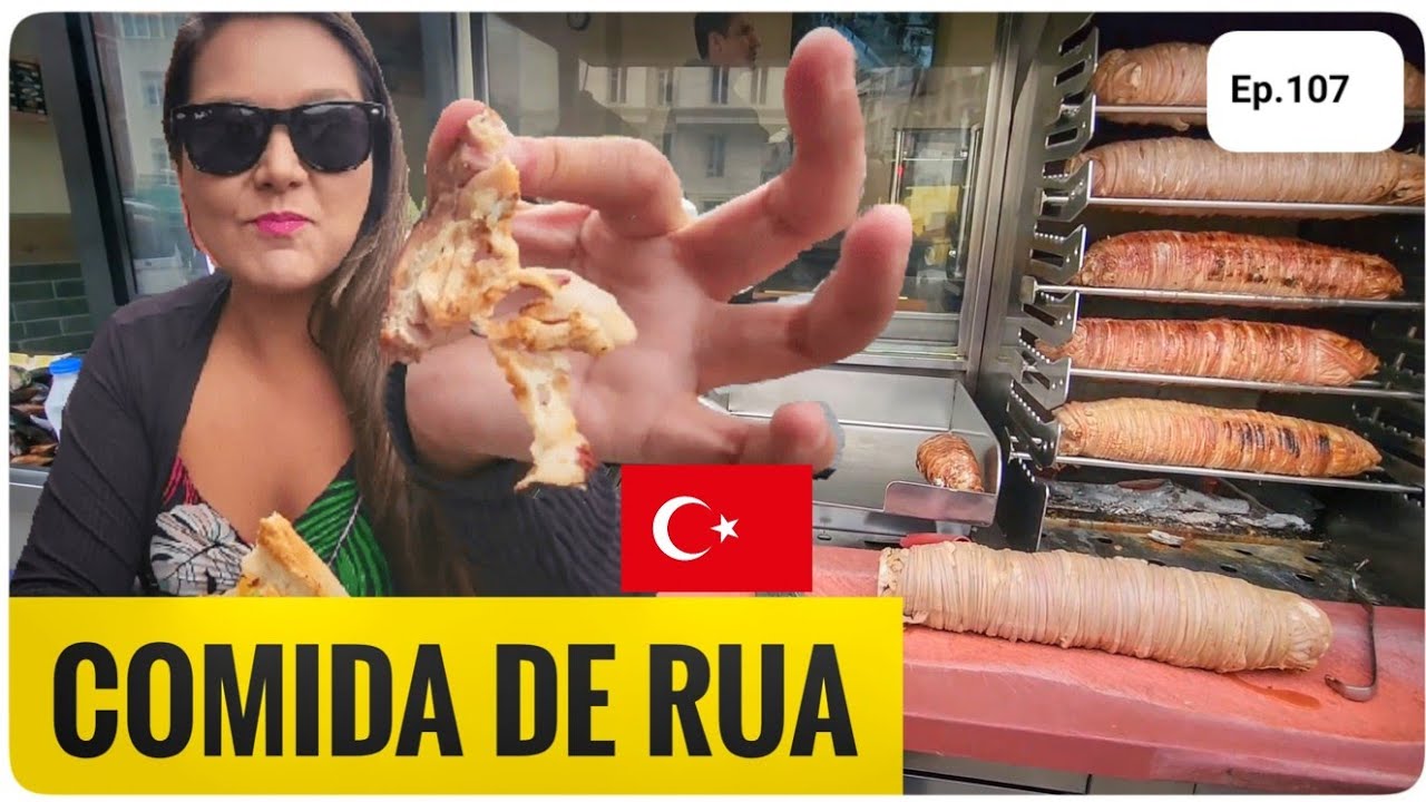 Assim é a ESTRANHA COMIDA de RUA na Turquia!