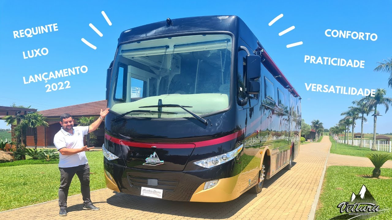 LANÇAMENTO 2022: MOTOR HOME COM 03 SLIDES!!