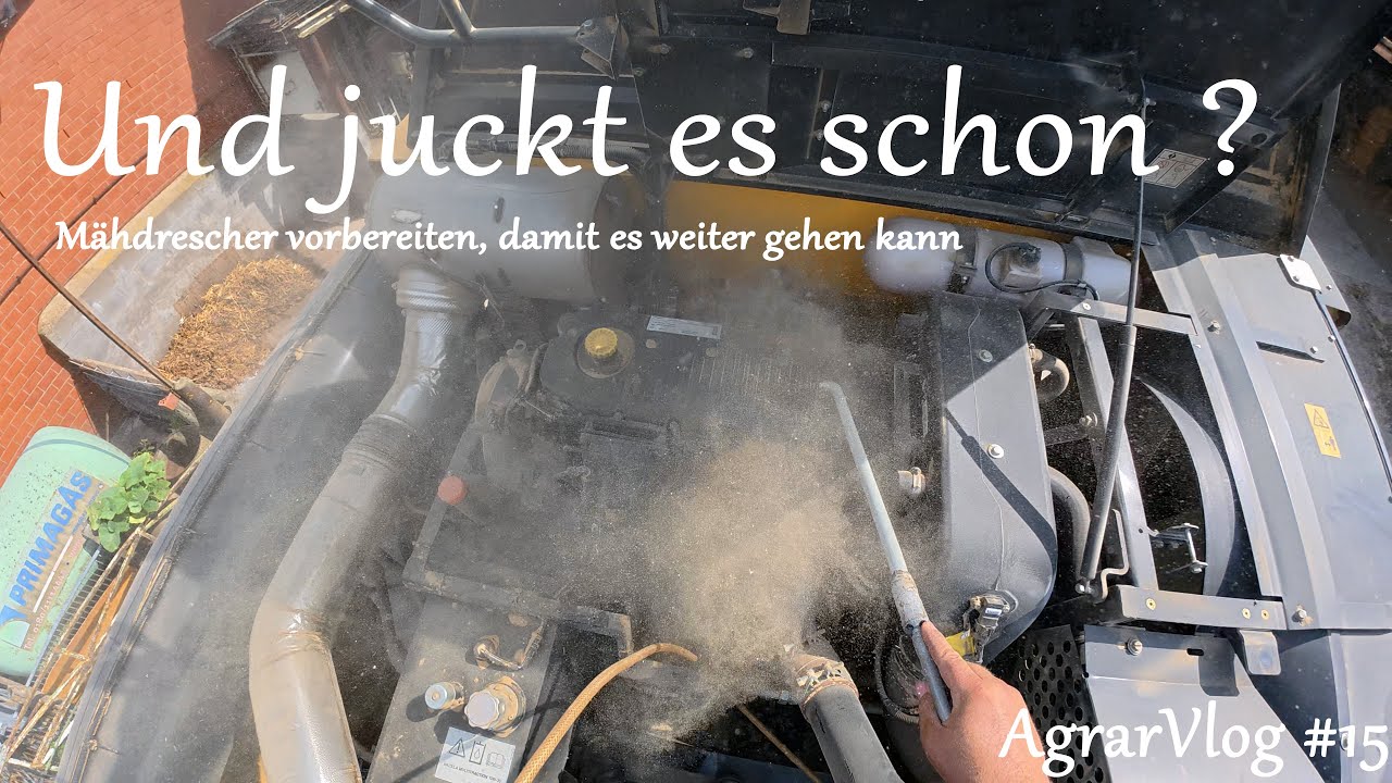 Und juckt es schon ? I Mähdrescher vorbereiten Teil 1 I AgrarVlog #15 I