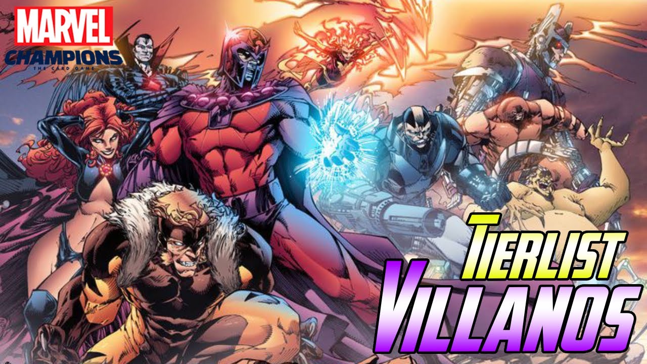 [LAS MARVELTIERLISTADAS] 🔝 TIERLIST VILLANOS + RECOMENDACIONES DE MODULARES 🔝[MARVEL CHAMPIONS]