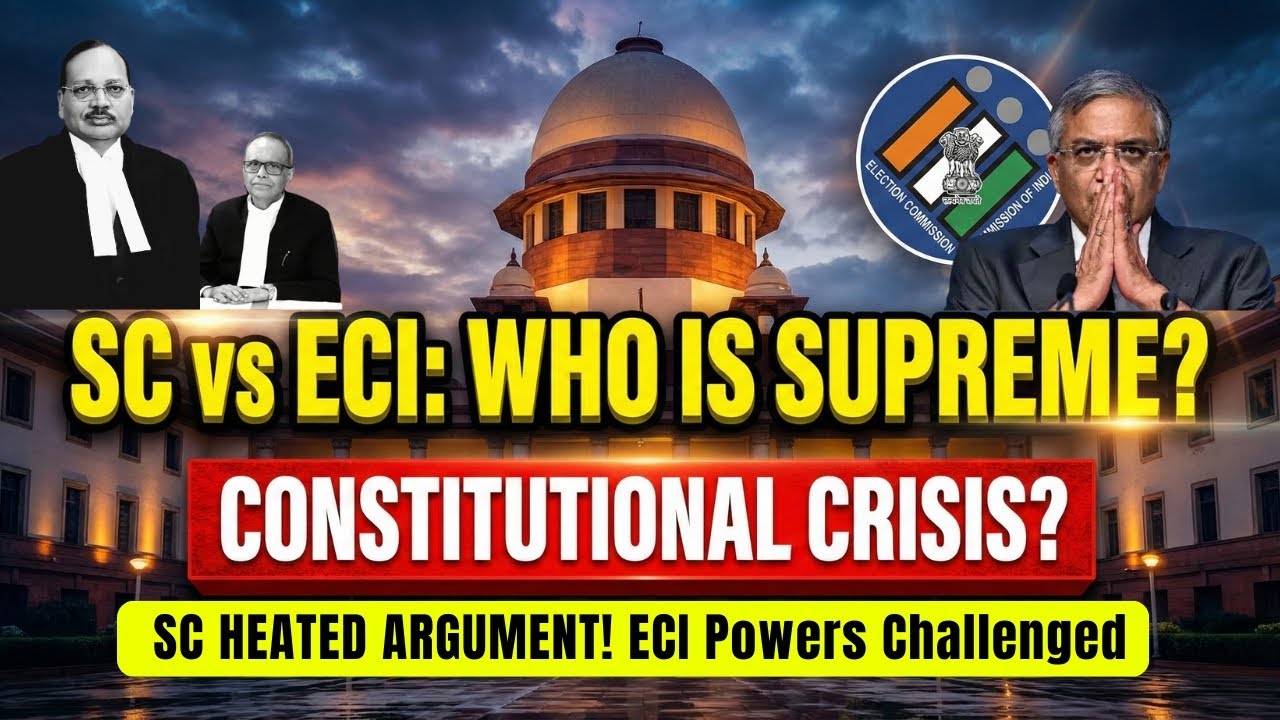 Supreme Court WARNING: "Constitutional Crisis" if ECI has Unchecked Power? | Art 324 vs Parliament