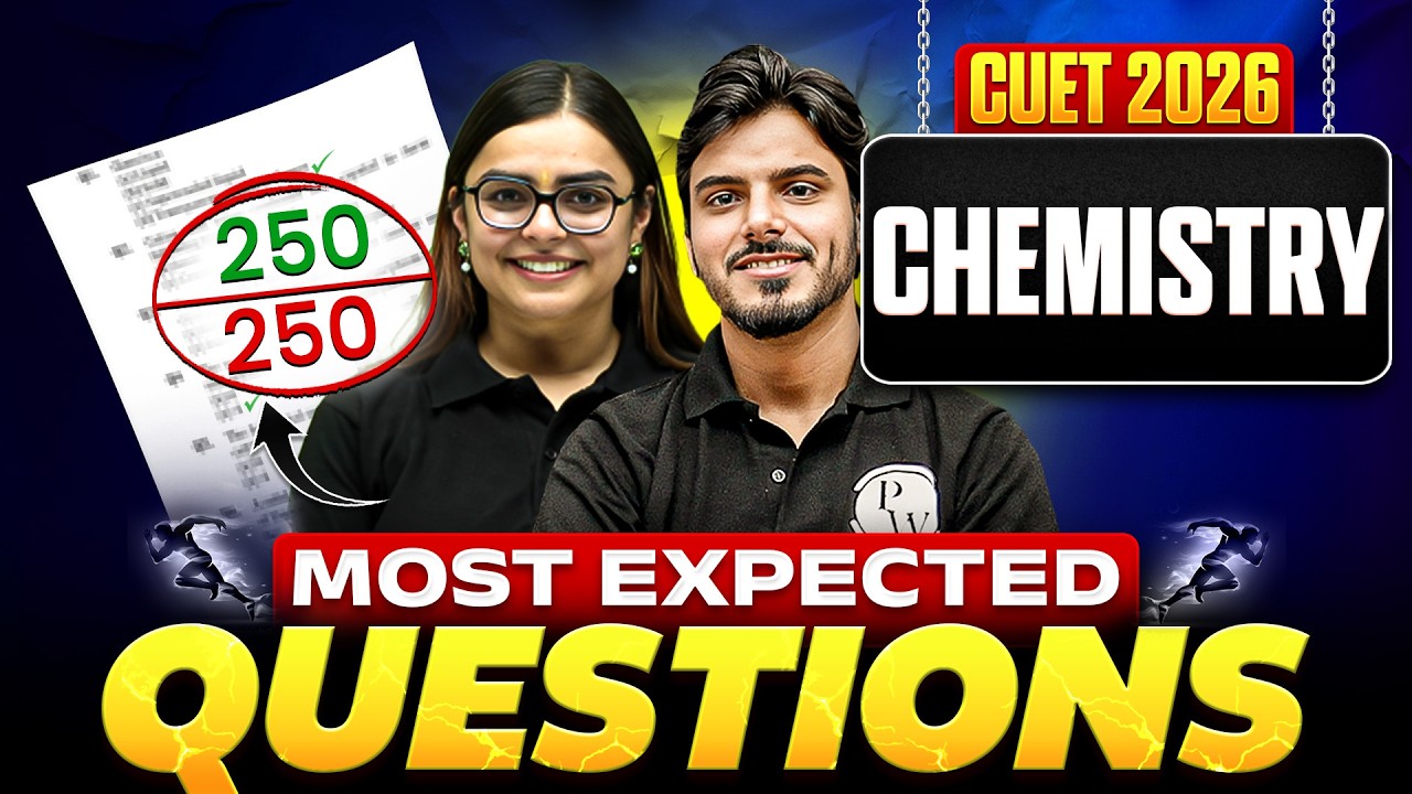 CUET Chemistry 2026 Marathon | Organic + Inorganic + Physical One Shot | Shourya Ma'am  & Aakash Sir