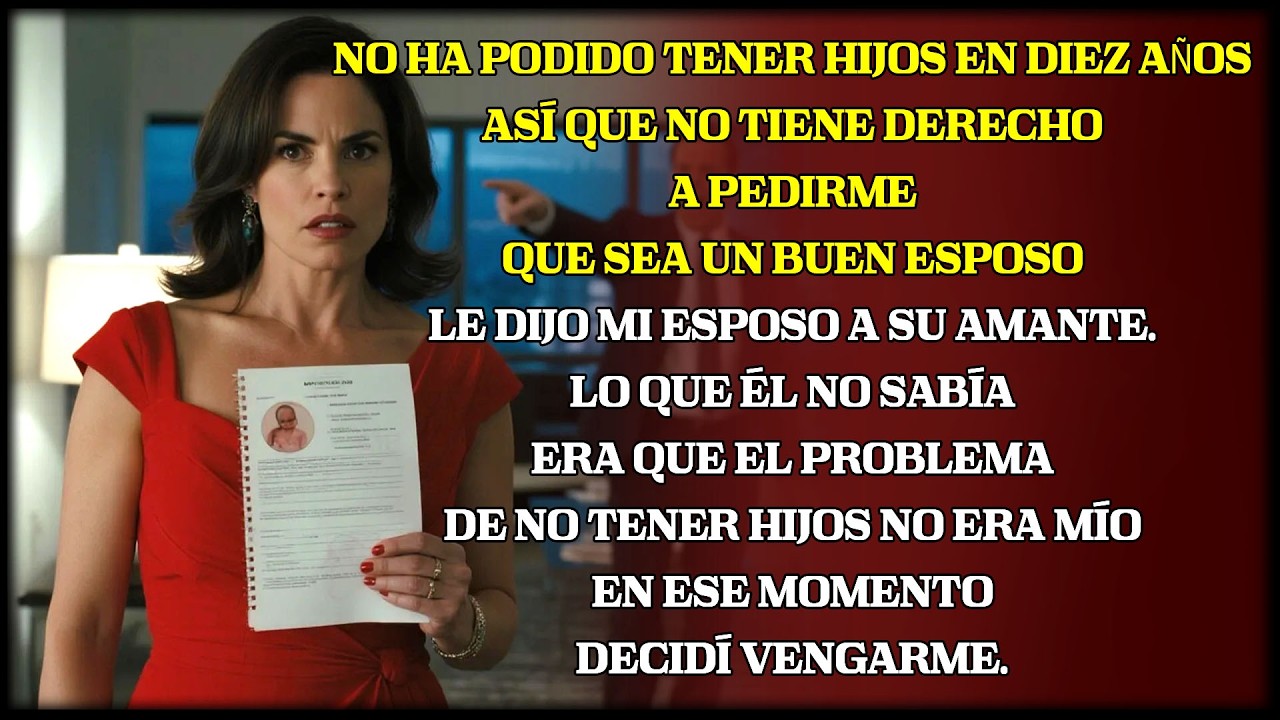 Descubrí su infidelidad y me culpó por no tener hijos