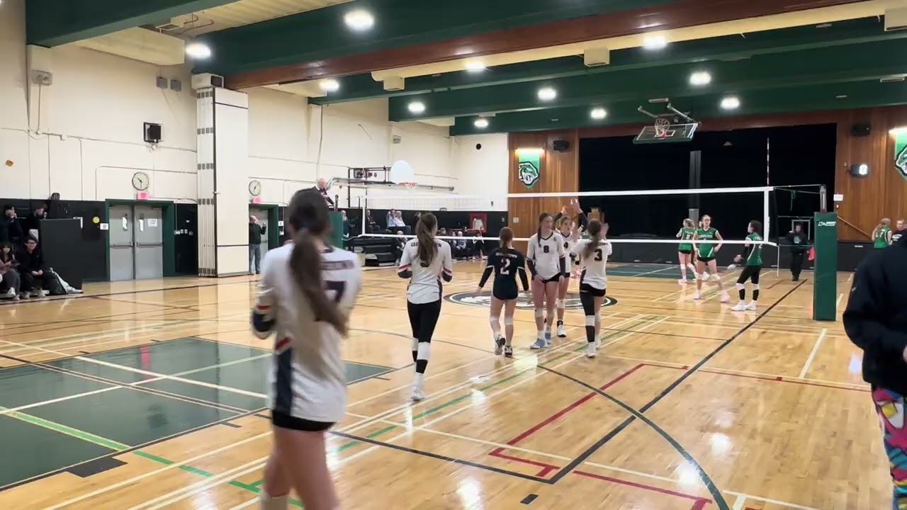 87s Senior Girls Volleyball Vs Blakelock - Quarterfinals - Set #3-2